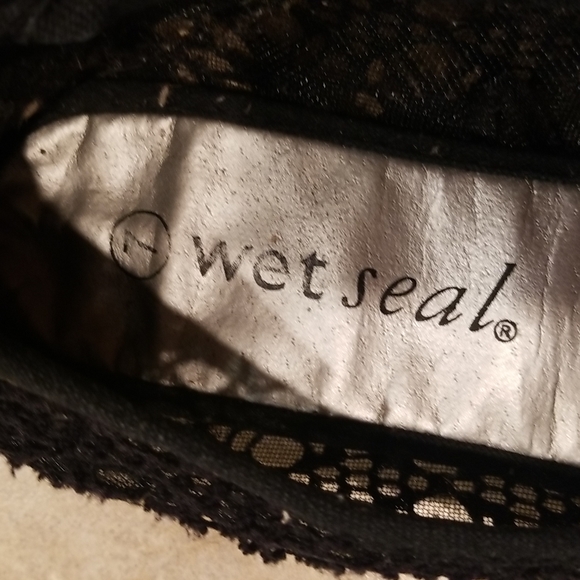 Black lace flats - Picture 3 of 4